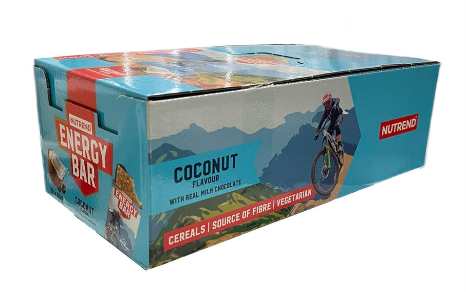 Nutrend energinis batonėlis, kokosas - 20 x 60 g
