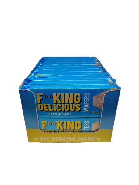 Allnutrition Fitking gardūs vafliai, kreminiai – 32 x 80 g