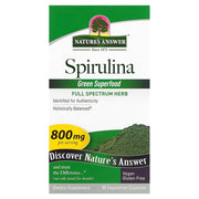 Nature's Answer spirulina, 800 mg – 90 kapsulių