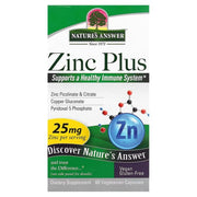 Nature's Answer Zinc Plus – 60 kapsulių