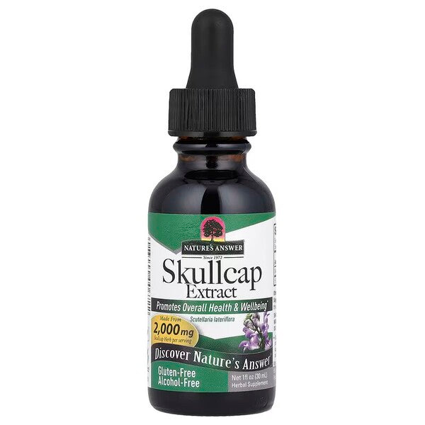 Nature's Answer kaukolės kepurėlių ekstraktas – 30 ml.