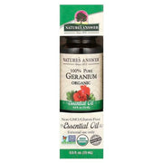 Nature's Answer 100 % grynas pelargonijų eterinis aliejus – 15 ml.