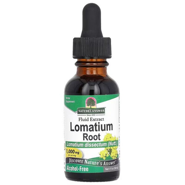 Nature's Answer Lomatio šaknis, 1000 mg - 30 ml.