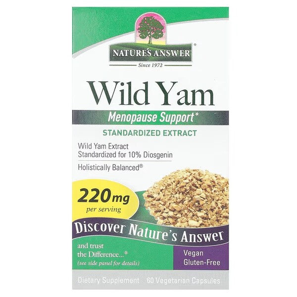 Nature's Answer laukiniai jamai, 220 mg – 60 kapsulių