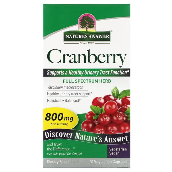 Nature's Answer spanguolių skonio, 800 mg – 90 kapsulių
