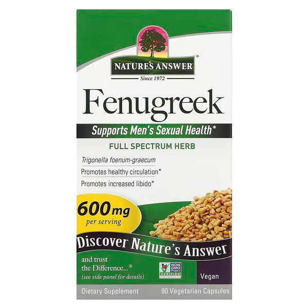 Nature's Answer ožragės, 600 mg – 90 kapsulių