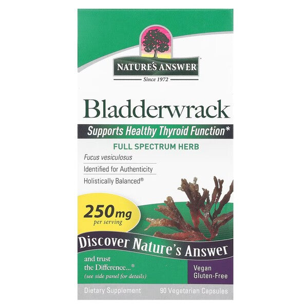 Nature's Answer pūslėtosios guveinės, 250 mg – 90 kapsulių