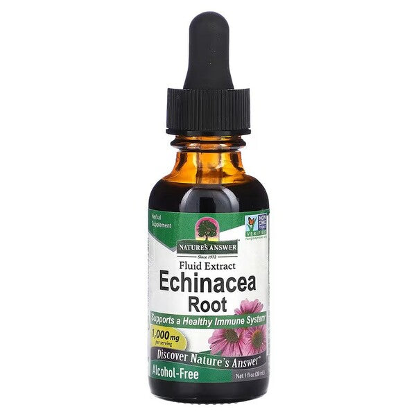 Nature's Answer ežiuolės šaknis, 1000 mg - 30 ml.