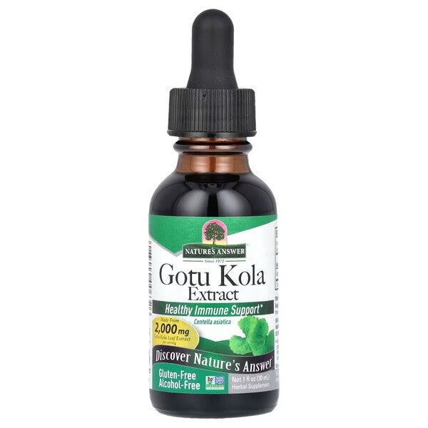 Nature's Answer gotu kolos ekstraktas – 30 ml.