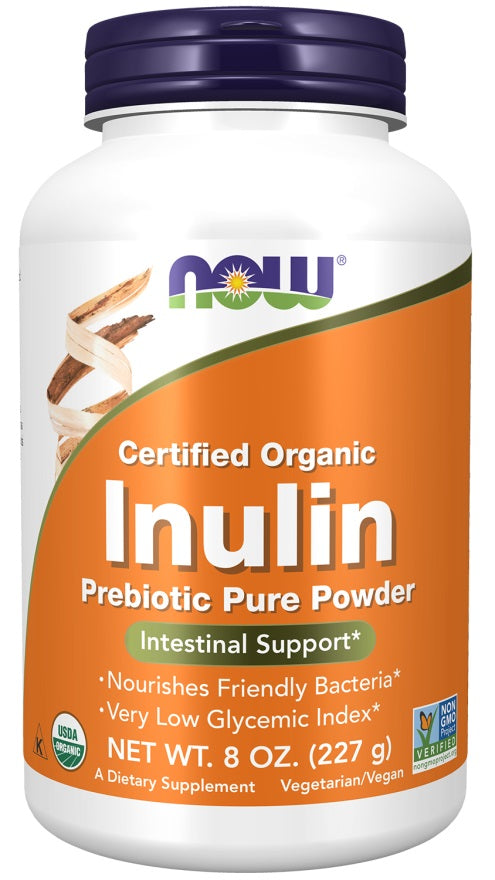 Produkto nuotrauka: NOW Foods Inulin Prebiotic Pure Powder - 227 g