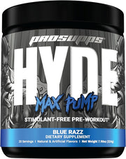 ProSupps Hyde Max Pump, mėlynas Razz – 224 g
