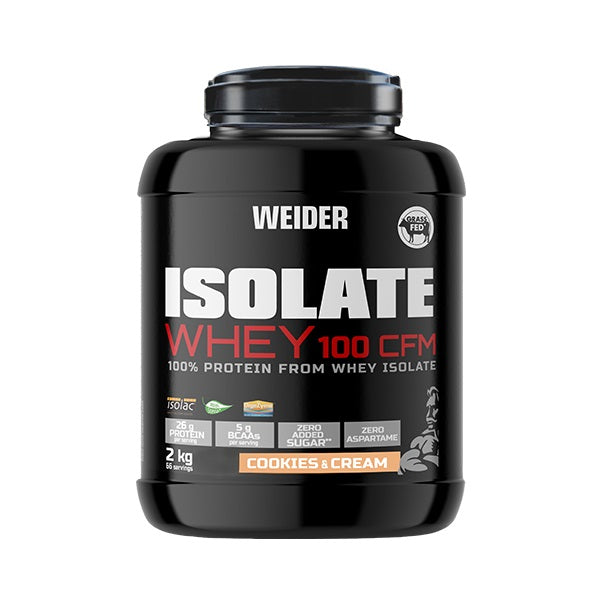 Weider Isolate Whey 100 CFM, sausainiai ir grietinėlė - 2000 g