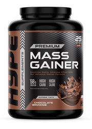 Hype Mass Gainer, šokoladinis braunis - 3000 g