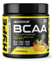 Hype BCAA + Glutaminas, Tropical - 300g