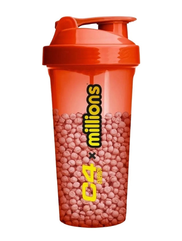 Cellucor C4 Energy x Millions braškių kokteilis, raudonas – 800 ml.