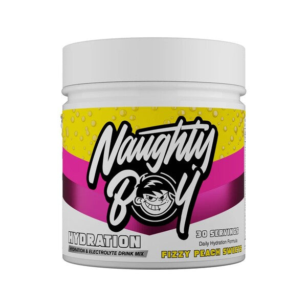 Naughty Boy Hydration putojančio persiko saldainiai – 255 g