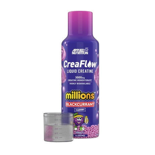 Applied Nutrition CreaFlow skystas kreatinas, milijonai juodųjų serbentų – 500 ml.