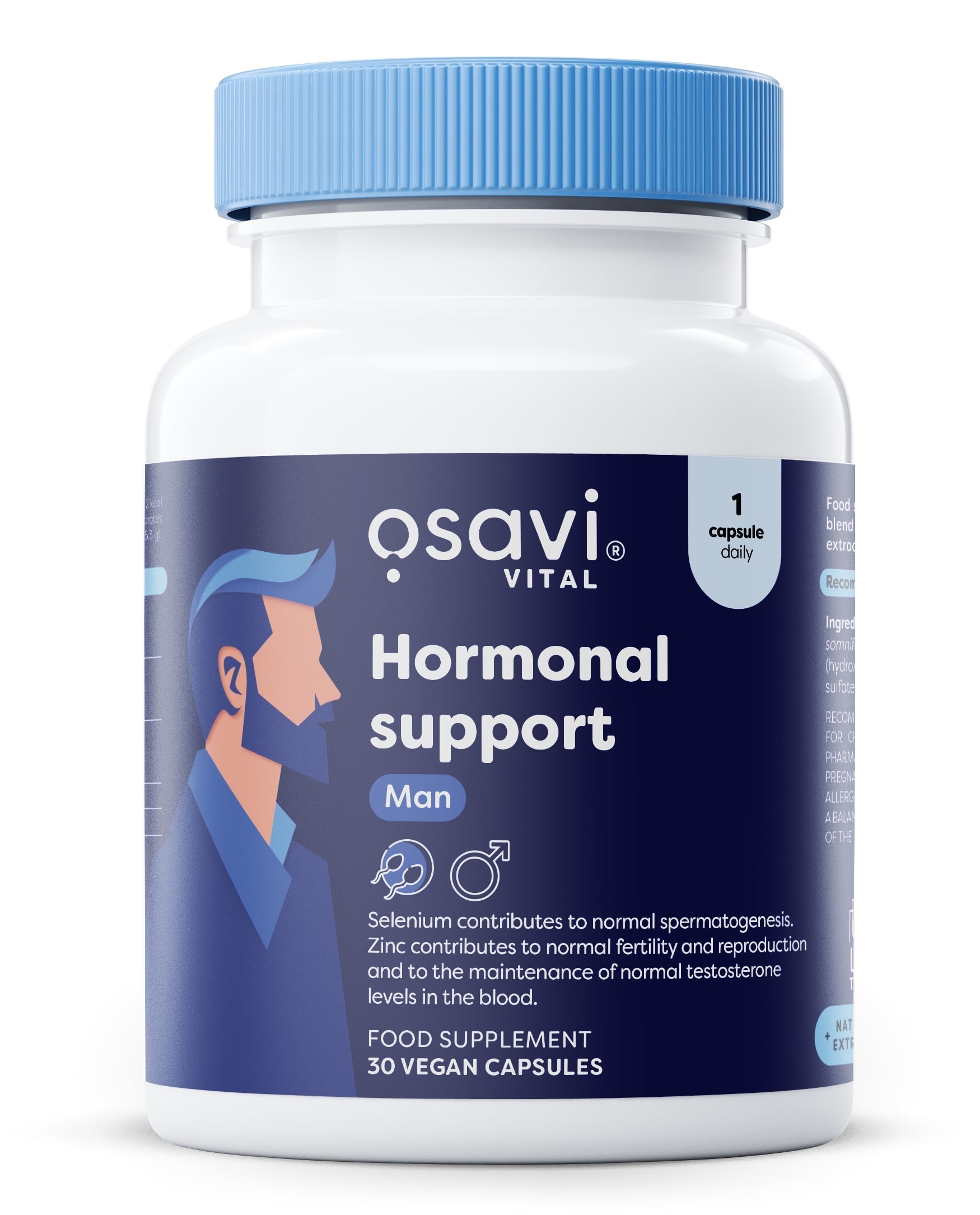 Produkto nuotrauka: Osavi Hormonal Support Man - 30 vegan caps