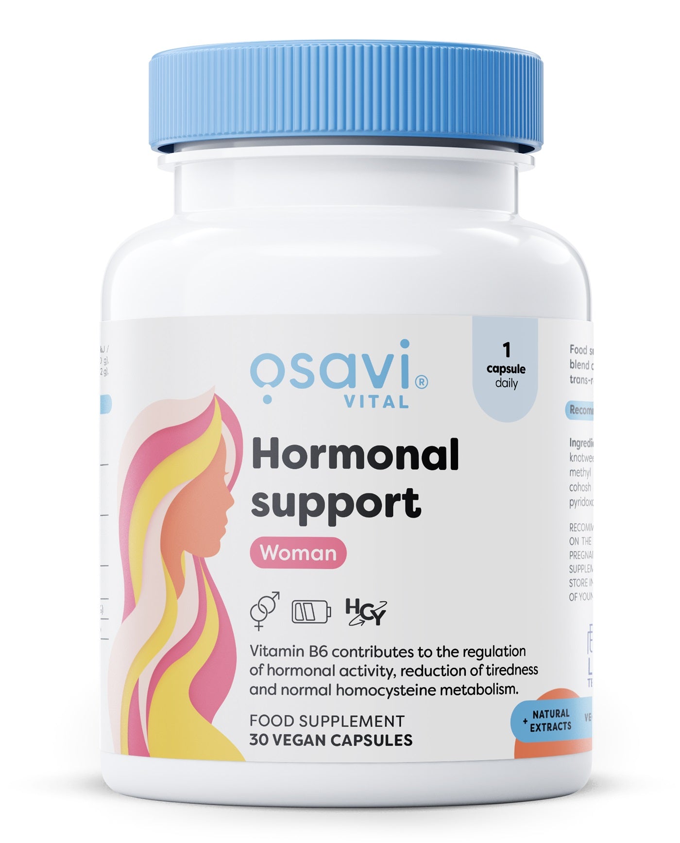 Produkto nuotrauka: Osavi Hormonal Support Woman - 30 vegan caps
