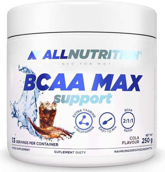 Allnutrition BCAA Max Support, kola - 250 g