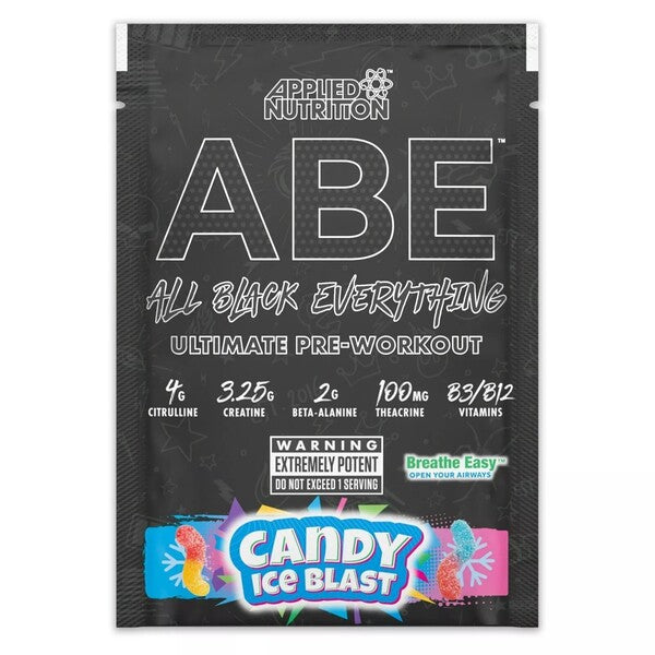 Applied Nutrition ABE – All Black Everything, saldainių ledo sprogimas – 12,5 g (1 porcija)