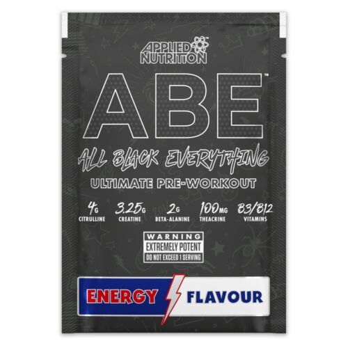 Applied Nutrition ABE – All Black Everything, energija – 12,5 g (1 porcija)