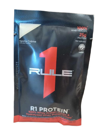 Rule One R1 baltyminis šokoladas, vanilinio kremo skonio – 31 g (1 porcija)