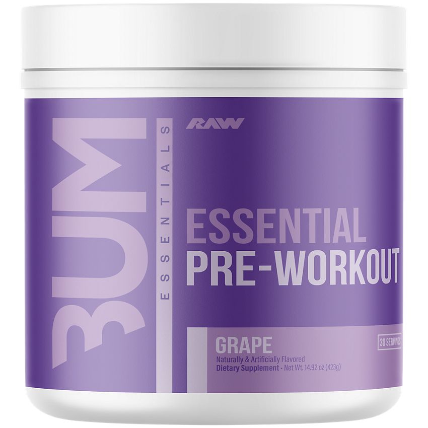 Raw Nutrition CBUM Essential prieš treniruotę, vynuogių skonio – 423 g
