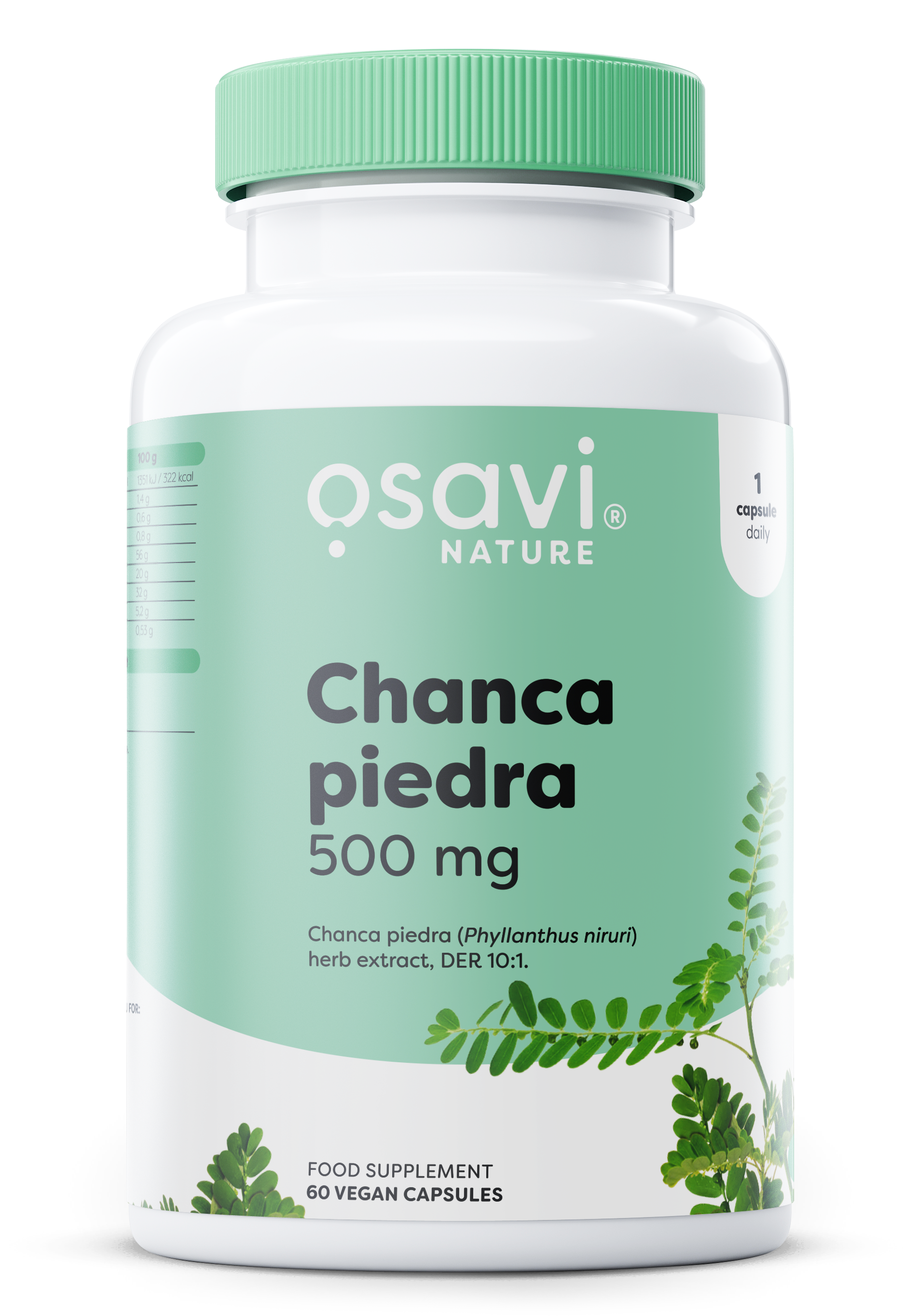 Produkto nuotrauka: Osavi Chanca Piedra, 500mg - 60 vegan caps
