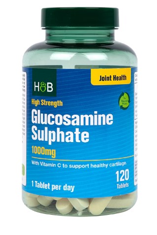 Holland & Barrett gliukozamino sulfatas, 1000 mg – 120 tablečių
