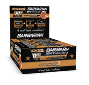 Stacker2 Europe Barbarian 30 % baltymų batonėlis, šokoladinis irisinis – 12 x 45 g