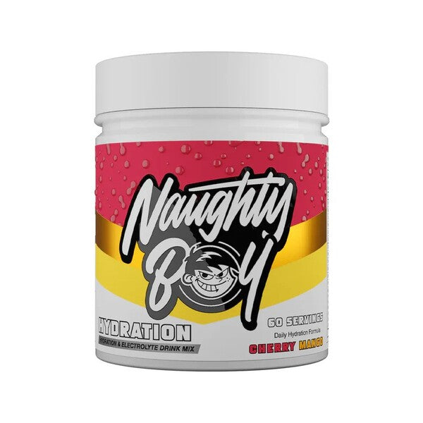 Naughty Boy Hydration gėrimas su vyšnių ir mangų skoniu – 510 g