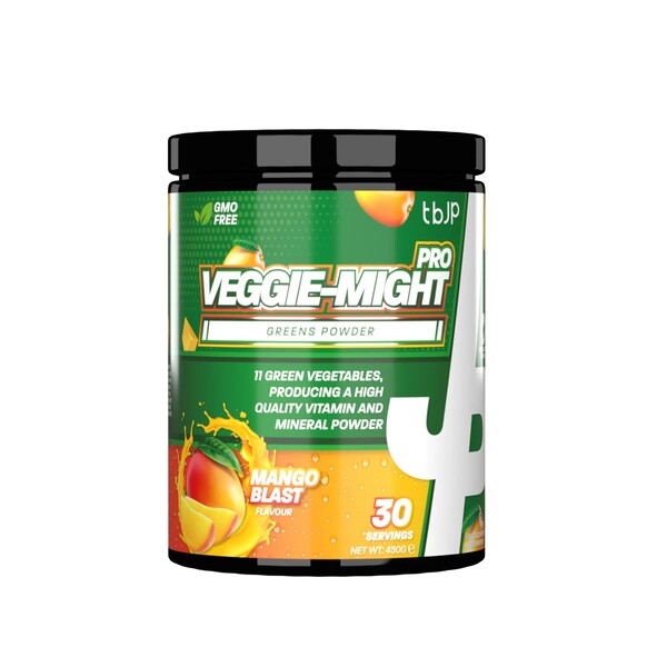 Trained by JP JP Veggie - Might Pro apmokytas Mango Blast – 450 g