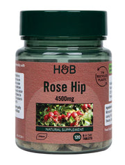 Holland & Barrett erškėtuogių ekstraktas, 4500 mg – 120 tablečių