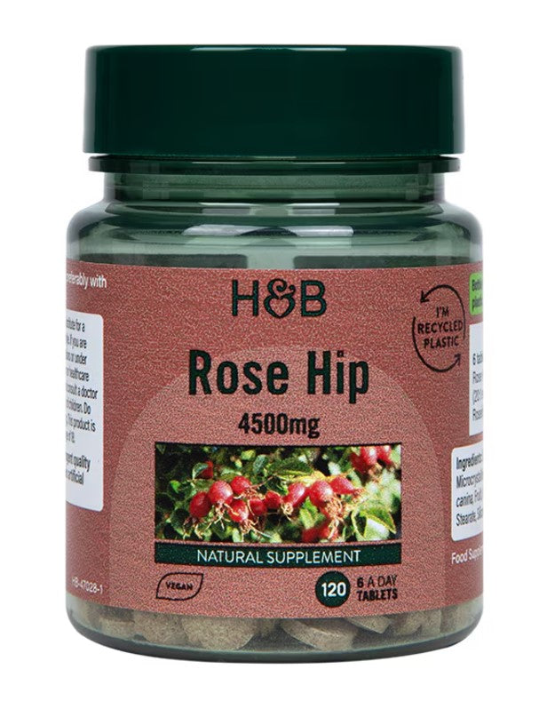 Holland & Barrett erškėtuogių ekstraktas, 4500 mg – 120 tablečių