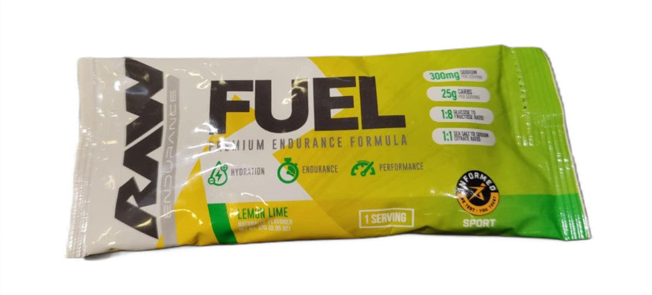 Raw Nutrition Raw Fuel, citrinų ir laimų skonio – 27 g (1 porcija)