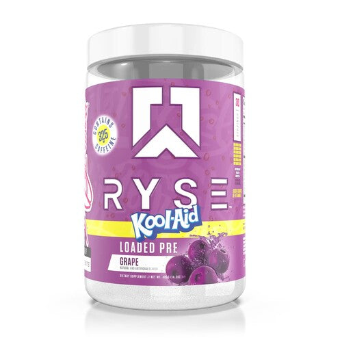 RYSE Loaded Pre, Kool - Aid vynuogių skonio – 393 g