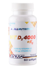 Allnutrition vitaminas D3 4000 + K2 – 60 kapsulių