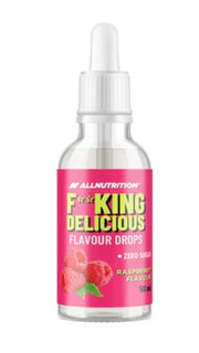 Allnutrition Fitking gardūs aviečių skonio lašai – 50 ml.