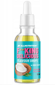 Allnutrition Fitking gardūs skonio lašai, kokosų – 50 ml.