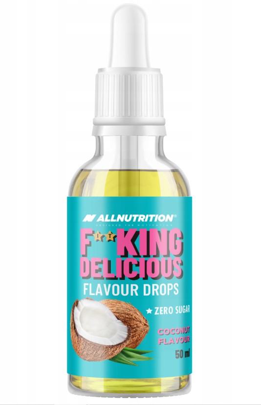 Allnutrition Fitking gardūs skonio lašai, kokosų – 50 ml.