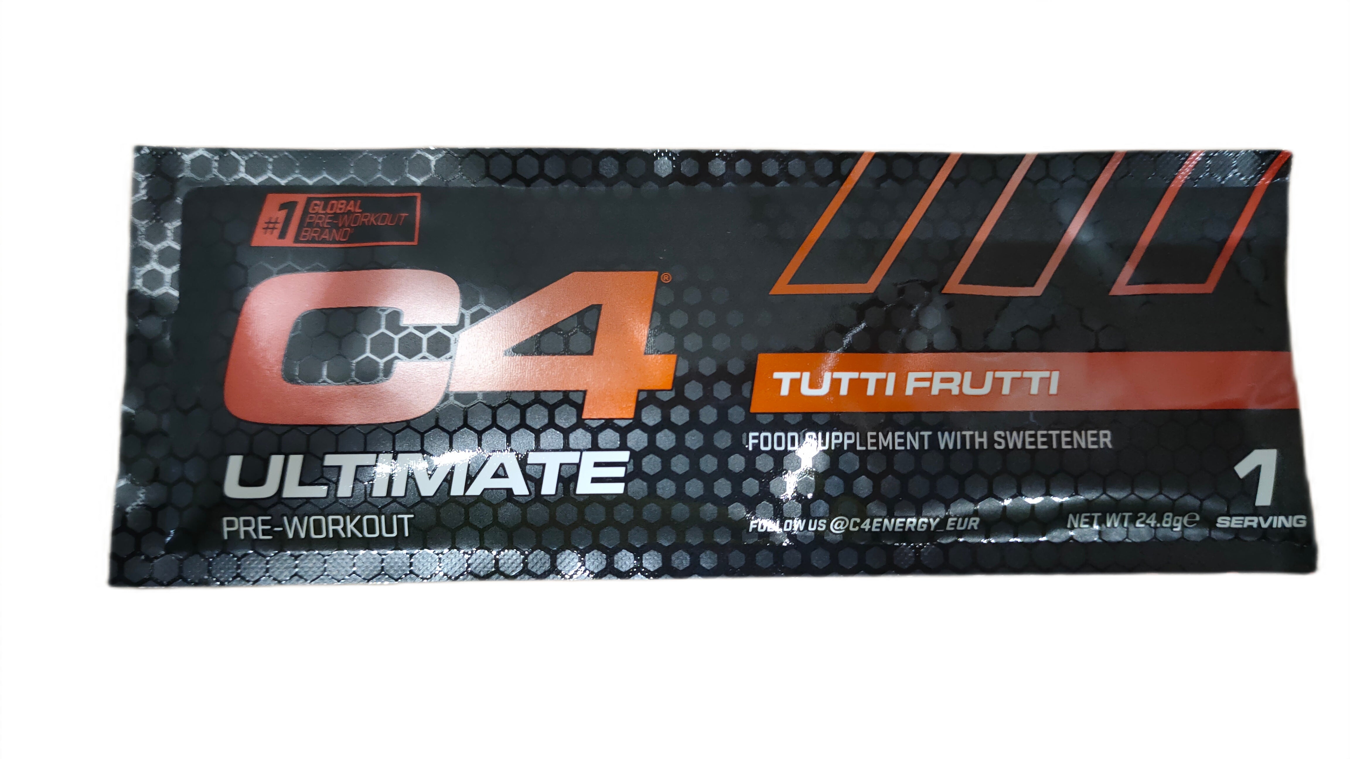 Cellucor C4 Ultimate, Tutti Frutti - 24,8 g (1 porcija)