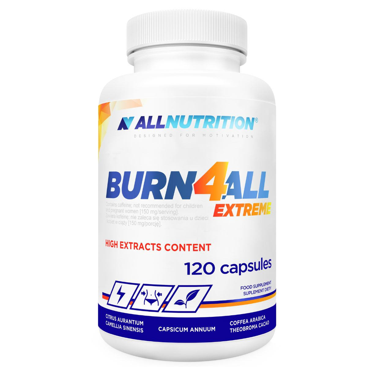 Allnutrition Burn4ALL Extreme – 120 kapsulių