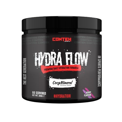 Conteh Sports Hydra Flow, uogų skonio – 300 g