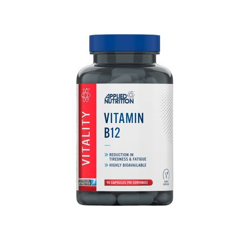 Applied Nutrition vitaminas B12 - 90 kapsulių