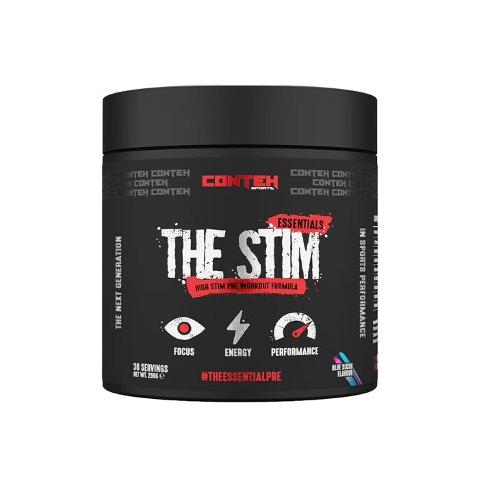 Conteh Sports The Stim prieš treniruotę, mėlynas kokteilis – 255 g