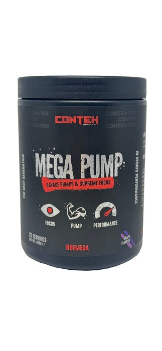 Conteh Sports Mega Pump, vynuogių skonio – 400 g