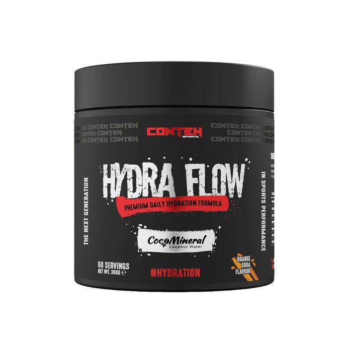 Conteh Sports Hydra Flow, apelsinų skonio – 300 g