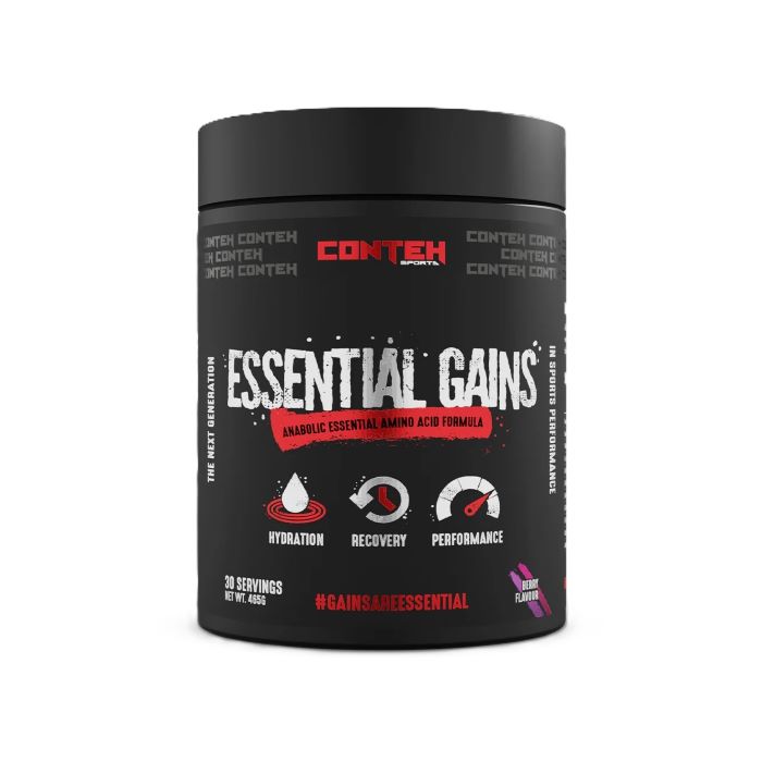 Conteh Sports Essential Gains, uogų skonio – 465 g