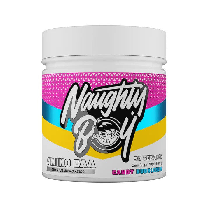 Naughty Boy aminorūgštys EAA, kramtomoji guma su saldainiais – 345 g